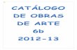 CATÁLOGO DE OBRAS DE ARTE