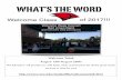 August UIW Newsletter, "What's the Word"