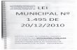 Lei Municipal nº 1.495 - 10 - Plano de Carreira, Cargos e Vencimentos dos Servidores Públicos