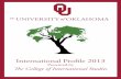 University of Oklahoma International Profile 2013