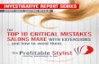ProfitableStylist.com - Top 10 Critical Mistakes Salon Make