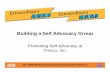 Building Self Advocacy Groups-Tresco-Presentation