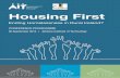 Housing First: Ending Homelessness in Rural Ireland? conference brochure