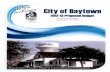 City of Baytown Proposed Budget - Fiscal Year 2013