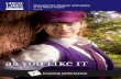 AS YOU LIKE IT Playbill - Great Lakes Theater (2014)