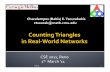 Counting Triangles in Real-World Networks