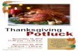 Thanksgiving Potluck