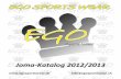 EGO SPORTS WEAR Joma-Katalog 2012/2013