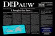 The DePauw | Tuesday, April 24, 2012