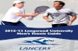2012-13 Longwood Men's Tennis Guide