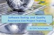 Software testing and quality assurance live project training