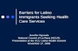 Barriers for Latino Immigrants Seeking Health Care Services