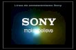 Portafolio de productos Sony