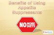 Benefits of Using Appetite Suppressants