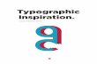 Typographic inspiration