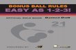 Bonus Ball Rule Booklet