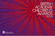 British Academy Children's Awards in 2013 programme