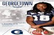 2010 Georgetown Football Gameday Poster - Holy Cross at Georgetown