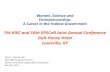 2011 KIEC - Women, Science, and Entrepreneurship
