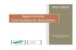 Rapport d'activités CRD IUFM 2011-2012
