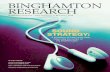 Binghamton University / Research Magazine / 2009