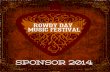 Sponsor Rowdy Day 2014