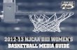 2012-13 NJCAA DIII WBB Media Guide