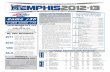 Memphis Men's Basketball Game Notes vs UTEP - March 4, 2013