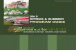 2012 Redmond Spring & Summer Program