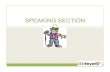 Microsoft PowerPoint - Speaking Section