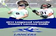 2013 Longwood Women's Lacrosse Guide