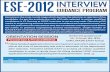 ESE- 2012 Interview Guidence Program