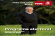 Programa electoral del PSOE Épila