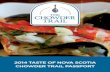 Taste of Nova Scotia Chowder Trail Passport
