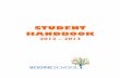 Bodine 2012 - 2013 Student Handbook