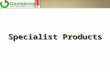 GA Specialist Products Presentation