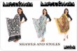 Shawls and Stoles in Delhi - Kahni Print Stole, Pure Woolen Shawls, Floral Shawls-UPTOWNGALERIA