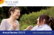 Annual Review 2012/13 for St Clare Hospice