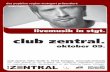 Club Zentral - Programm Oktober 2009