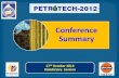 Conference Summary -Petrotech-2012