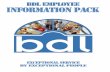 BDL Employee Information Pack