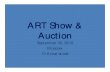Art Show & Auction September 30-2010