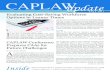Fall 2011 CAPLAW Update Newsletter
