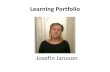 Learning portfolio Josefin Jansson