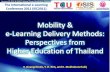 Mobility & e-Learning Delivery Methods