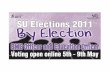 Students' Union Elections 2011 - By Election