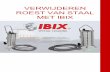 IBIX® effectief verwijderen verf en roest van staal