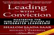 Saar/Leading with Conviction Sample Chapter February 2013