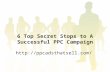6 Top Secret Stops to a Successful PPC Campaign