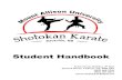 Mount Allison Karate Handbook 2014/15